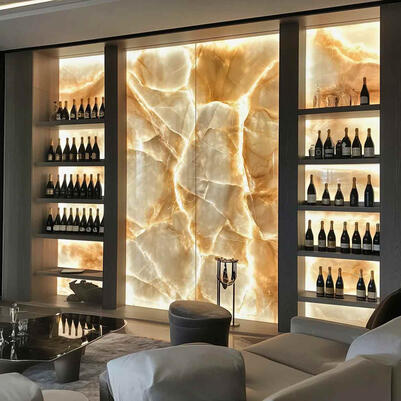 Feature Wall Feedback, Kenji, Mei, Ontario, Canada Ontario Marble Feature Wall Client Feedback